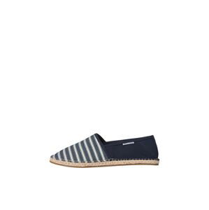 JACK & JONES Espadrilky 'LAWRENCE'  námořnická modř / bílá