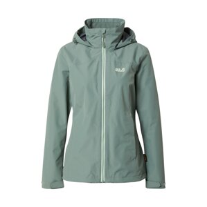 JACK WOLFSKIN Outdoorová bunda  olivová / bílá