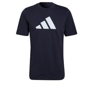ADIDAS PERFORMANCE Funkční tričko  noční modrá / bílá
