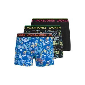 JACK & JONES Boxerky  modrá / mix barev / černá