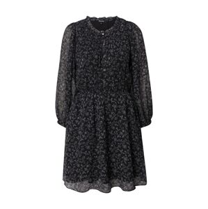 Madewell Košilové šaty  stříbrně šedá / černá