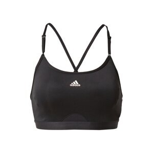 ADIDAS PERFORMANCE Sportovní podprsenka  černá / bílá