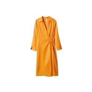 MANGO Košilové šaty 'Lake'  oranžová
