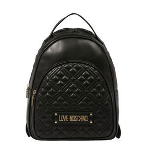 Love Moschino Batoh 'Borsa Quilted'  černá / zlatá