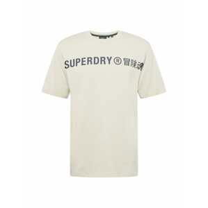 Superdry Tričko  marine modrá / režná