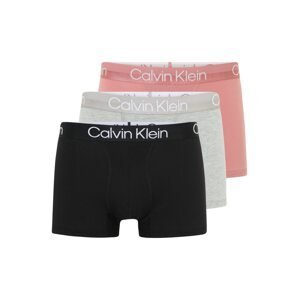 Calvin Klein Underwear Boxerky  černá / světle šedá / růže / bílá