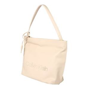 Calvin Klein Nákupní taška  písková