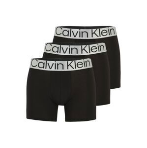 Calvin Klein Underwear Boxerky  černá / stříbrná