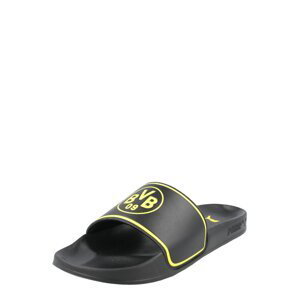 PUMA Plážová/koupací obuv 'Borussia Dortmund'  černá / žlutá