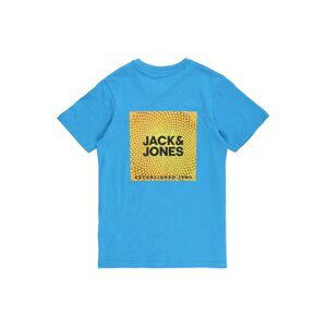 Jack & Jones Junior Tričko 'You'  nebeská modř / žlutá / černá