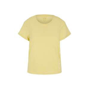 TOM TAILOR Tričko  bílá / světle žlutá