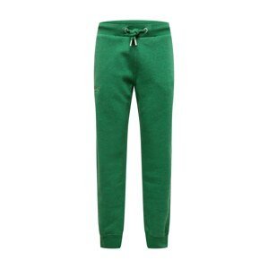 Superdry Kalhoty  trávově zelená