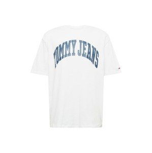 Tommy Jeans Tričko  námořnická modř / bílá