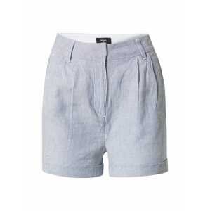 Superdry Kalhoty se sklady v pase  marine modrá / bílá