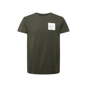 Clean Cut Copenhagen Tričko 'Jake'  khaki / offwhite