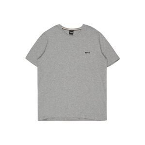 BOSS Orange Tričko 'Mix&Match T-Shirt R'  šedý melír / černá