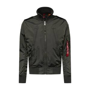 ALPHA INDUSTRIES Přechodná bunda 'Aviator'  antracitová