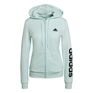 ADIDAS PERFORMANCE Sportovní mikina s kapucí  mátová / černá