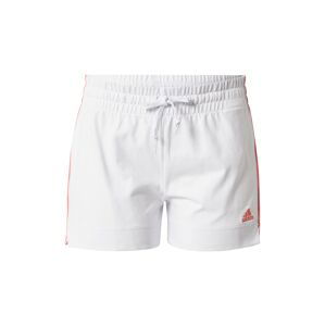 ADIDAS SPORTSWEAR Sportovní kalhoty  červená / bílá
