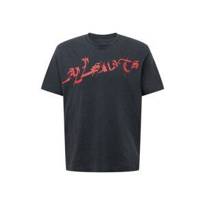 AllSaints Tričko 'SLIVER'  červená / černá
