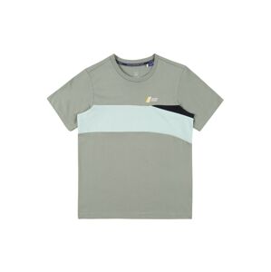 Jack & Jones Junior Tričko 'CONRAD'  kouřově šedá / azurová / černá / bílá