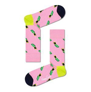 Happy Socks Ponožky  žlutá / zelená / pink / černá / bílá