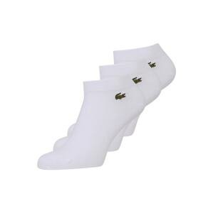 Lacoste Sport Sportovní ponožky  bílá / zelená