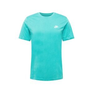 Nike Sportswear Tričko  tyrkysová / bílá