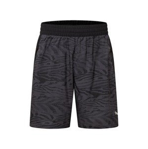 PUMA Sportovní kalhoty  černá / šedá