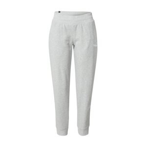 PUMA Sportovní kalhoty  šedý melír / bílá