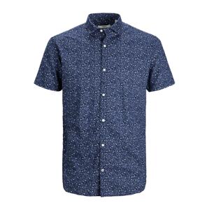 JACK & JONES Košile 'Summer'  námořnická modř / chladná modrá / bílá