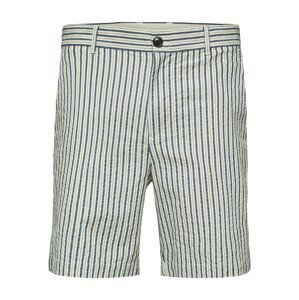 SELECTED HOMME Chino kalhoty  noční modrá / bílá