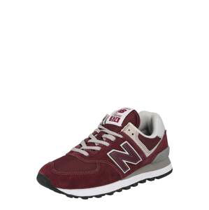 new balance Tenisky  offwhite / šedá / burgundská červeň