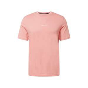 Calvin Klein Tričko  růžová / bílá