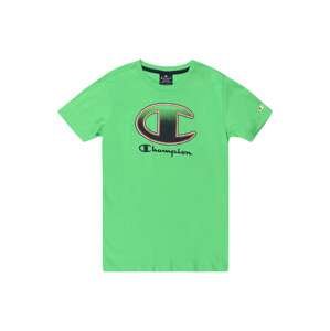 Champion Authentic Athletic Apparel Tričko  světle zelená / černá / bílá
