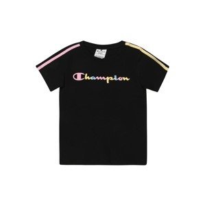 Champion Authentic Athletic Apparel Tričko  světlemodrá / pastelově žlutá / světle růžová / černá