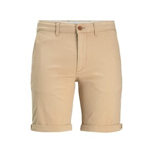 JACK & JONES Chino kalhoty 'Fury'  světle béžová