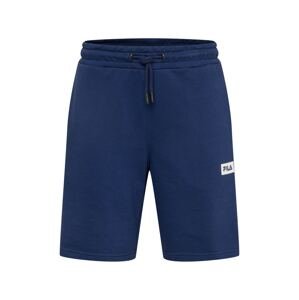 FILA Sportovní kalhoty  bílá / marine modrá