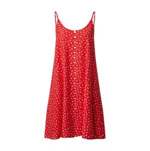 EDITED Letní šaty 'Lila'  červená / bílá