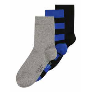 FALKE Ponožky  šedý melír / černá / modrá