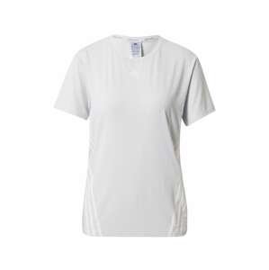 ADIDAS SPORTSWEAR Funkční tričko  světle šedá / bílá