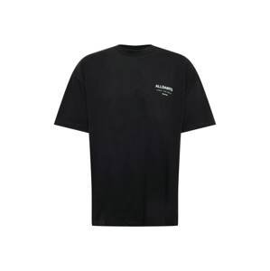 AllSaints Tričko 'UNDERGROUND'  černá / bílá