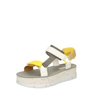 CAMPER Páskové sandály 'Oruga'  žlutá / bílá