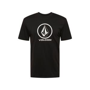 Volcom Tričko 'Crisp Stone'  černá / bílá