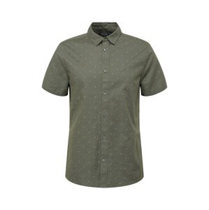 BURTON MENSWEAR LONDON Košile  khaki / bílá