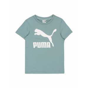 PUMA Tričko 'CLASSICS'  pastelová modrá / bílá