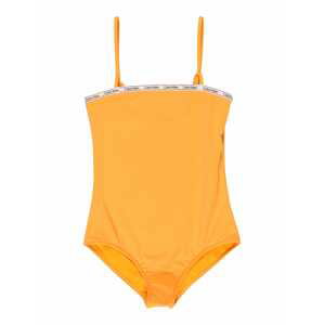 Calvin Klein Swimwear Plavky  oranžová / černá / bílá
