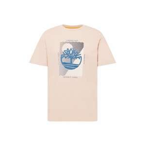 TIMBERLAND Tričko  kouřově modrá / růžová / bílá