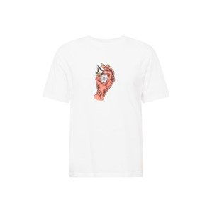 Volcom Tričko 'Zombie'  bílá / oranžová / žlutá / černá