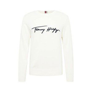 TOMMY HILFIGER Mikina  černá / přírodní bílá